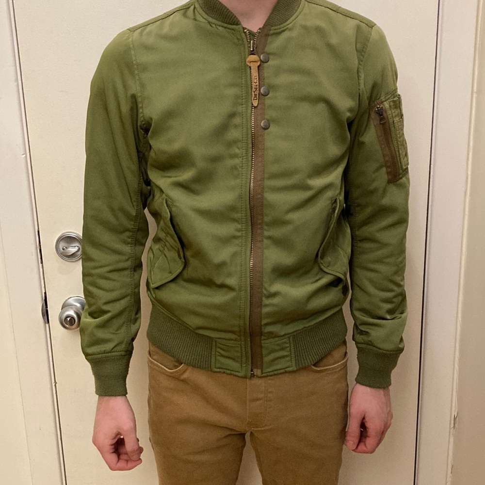 Green Diesel Bomber Jacket